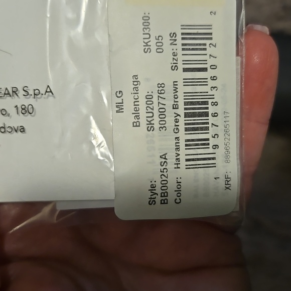 Balenciaga Havana Grey Brown Tortoise Print Sunglasses Brand New!! - Picture 6 of 6